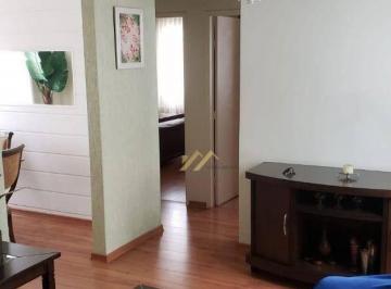 Sala com mesinha · Apartamento com 3 Quartos à Venda, 65 m² por R$ 418.000 - Jardim Pitangueiras I - Jundiaí/SP