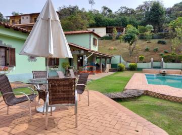 Foto 01 · Casa de Luxo em Condomínio no Saboó, São Roque-SP: 5 quartos, 2 suítes, 3 salas, 6 banheiros, 4 vaga