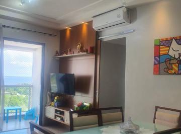 Apartamento · 92m² · 3 Quartos · 2 Vagas · Alugo Acquarelle, mobiliado c/ 3 qtos + escritório, nascente em Ponta Negra