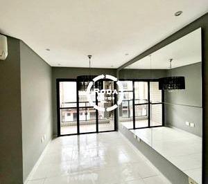 Foto 01 · Apartamento em Santos, no Boqueirão de frente, com 106,46m² de área útil