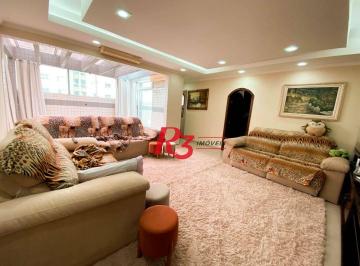67a86fc195bb29f72d4c3fe40d79a33ffc751fe3 · Cobertura, 353 m² - venda por R$ 3.000.000,00 ou aluguel por R$ 15.000,00/mês - Embaré - Santos/SP