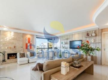 Foto 01 · Santos vende  apartamento com 177m² com 3 suítes, lareira, churrasqueira, sala, cozinha, dependência