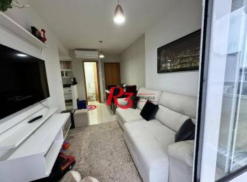 b57deb8af823532bddd0e6850c076afe90bd8e09 · Apartamento com 2 dormitórios para alugar, 58 m² por R$ 5.000,00/mês - Vila Matias - Santos/SP