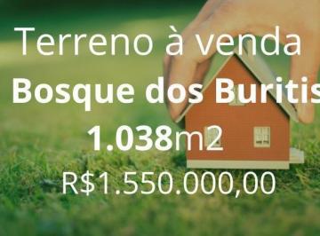 Terreno · 1038m² · Terreno à venda no Bairro Bosque dos Buritis - Uberlândia/MG