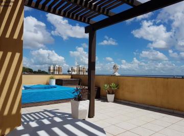 Terraço e piscina · Apartamento, Cristal, Porto Alegre, RS