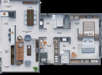 Apartamento · 110m² · 1 Vaga · APARTAMENTO TRÊS DORMITÓRIOS | VULCANO | BAIRRO SANTA MARIA  - PASSO FUNDO/RS