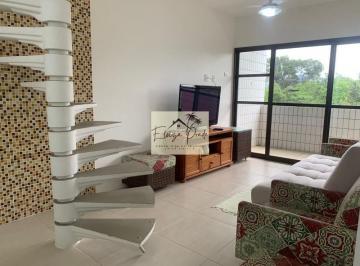 Foto 01 · Cobertura duplex á venda na praia de Boracéia em Bertioga contendo 3 quartos sendo 2 suítes e churra