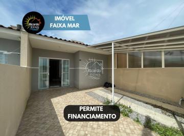 Casa · 74m² · 3 Quartos · 2 Vagas · CASA FAIXA MAR NO BALNEÁRIO CARMERY!!!