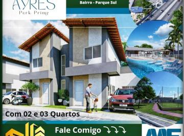 Casa de 2 quartos, Teresina · Ayres Park Prime - Condomínio Fechado - Casa Duplex - Novo - Planta - Zona Sul
