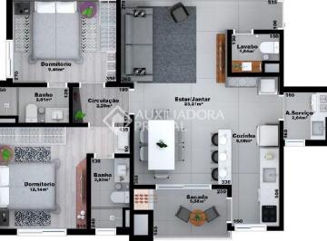 450196_i78Qc97p_4501966548f4e97ed9f.jpg · Apartamento com 2 suítes no bairro Centro
