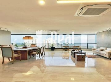 Apartamento · 305m² · 3 Quartos · 4 Vagas · Mansão Bahiano de Tênis - Andar Alto- Fino Acabamento