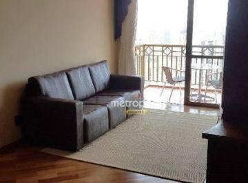 Sala · Apartamento para alugar, 100 m² por R$ 5.408,00/mês - Vila Bastos - Santo André/SP