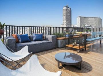 Terraco · Apartamento à venda no Centro de SP: 2 quartos, 1 suíte, 2 banheiros, 1 vaga, 46,20 m² de área. Agen