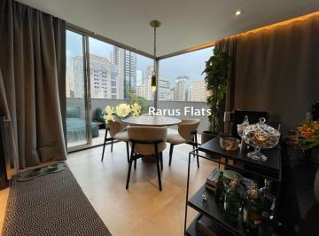 Apartamento · 75m² · 1 Quarto · 2 Vagas · Flat com 1 Quarto à venda, 75m² - Vila Nova Conceição