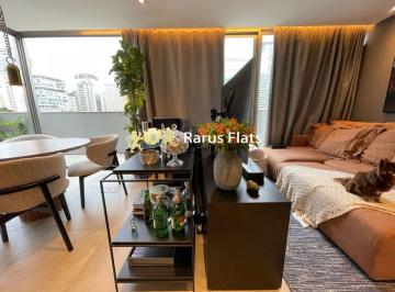 Apartamento · 75m² · 1 Quarto · 2 Vagas · Flat com 1 Quarto para alugar, 75m² - Vila Nova Conceição