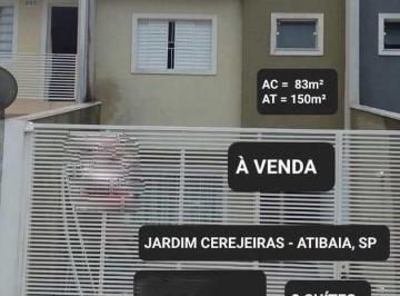 Casa · 83m² · 2 Quartos · 2 Vagas · Sobrado com 2 dorms, Jardim das Cerejeiras, Atibaia - R$ 530 mil, Cod: 4510