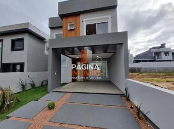 Casa · 127m² · 3 Quartos · 2 Vagas · Página 1 Imóveis anuncia lindo sobrado para venda no Reserva Bela Vista em Gravataí/RS.