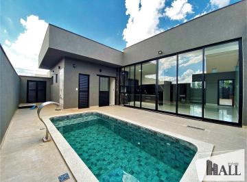 Casa · 220m² · 3 Quartos · 2 Vagas · Casa de Condomínio com 3 dorms, Condomínio Vilage La Montagne, São José do Rio Preto - R$ 1.6 mi, Co