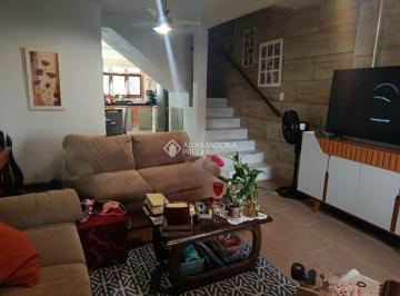 Casa · 185m² · 3 Quartos · 2 Vagas · CASA ESTILO SOBRADO, 3 QUARTOS, SACADA LAREIRA, PÁTIO GARAGEM COBERTA P/2 CARROS.