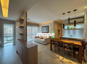 7c667784a7dca78141918cabb0cf640aa387bc66 · Apartamento mobiliado com 2 dormitórios para alugar, 80 m² - Gonzaga - Santos/SP
