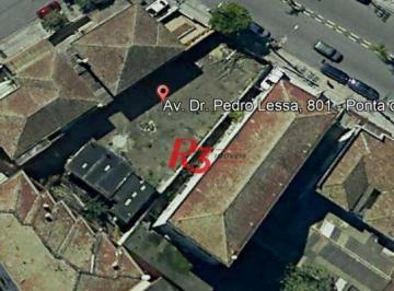 0133e96966c0f719ebdc10dd84af6892fa498ada · Terreno para alugar, 420 m² por R$ 18.038,76/mês - Ponta da Praia - Santos/SP