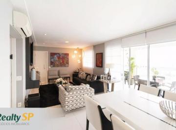 Apartamento de 3 quartos, São Paulo · BROOKLIN 138m² / 3 SUÍTES / TERRAÇO GOURMET / MOBILIADO / AR / 2 VAGAS / LAZER!