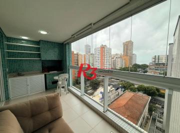 161cb4ce0411756c80442ceddf7131e65d7c1afc · Apartamento com 3 dormitórios à venda, 141 m² por R$ 1.990.000,00 - Aparecida - Santos/SP