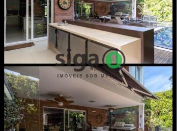 Casa · 620m² · 4 Quartos · 5 Vagas · Casa em Condomínio de alto padrão no Brooklin Paulista com 4 suites Semi mobiliado