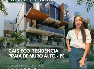 Apartamento de 1 quarto, Ipojuca · Cais Eco Residência | Resorto beira-mar na Praia de Muro Alto