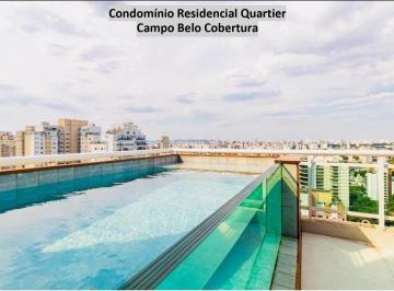 Piscina privativa · Magnifica Cobertura no Ed. Quartier Campo Belo (Puro Luxo)