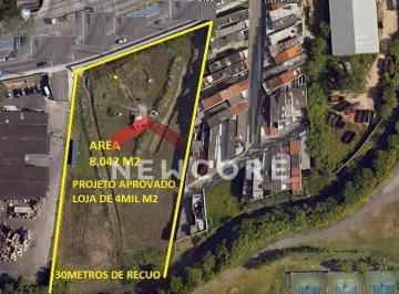 Terreno · 8042m² · Lote em  Estrada dos Alvarengas - Assunção - São Bernardo do Campo/SP