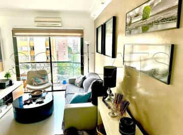Apartamento · 58m² · 1 Quarto · 1 Vaga · Les Jardins Flat 58m² | Varanda, serviços e localização premium na Al. França