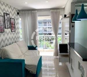 Foto 01 · Apartamento à venda em Santos-SP: Residencial Trend Fusion na Vila Matias - 1 quarto, 1 suíte, 1 sal
