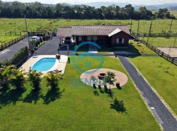 Rural · 1920m² · 2 Quartos · 1 Vaga · Chácara com Piscina em Condomínio Rural e Terreno de 1.920m² à venda em Canelinha/SC