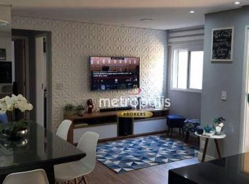 Sala 2 ambientes · Apartamento à venda, 75 m² por R$ 691.000,00 - Parque das Nações - Santo André/SP
