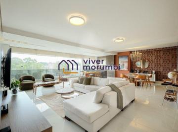 Apartamento · 211m² · 4 Quartos · 3 Vagas · Alto Padrão no Real Parque 4 suites 3 vagas ar condicionado
