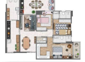 d084a7a5a73bb501fb1484ab1a2abd81717b3ea8 · Apartamento com 3 dormitórios à venda, 116 m² por R$ 1.812.950,00 - Gonzaga - Santos/SP