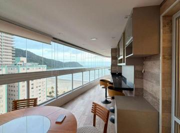 Apartamento de 5 quartos, Praia Grande · SEU PÉ NA AREIA NO CANTO DO FORTE | 4 DORMS + 3 VAGAS