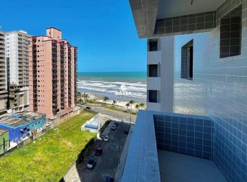Apartamento · 80m² · 2 Quartos · 1 Vaga · 2 Dorms com Vista Mar - Prédio frente Mar - Bairro Caiçara - Praia Grande
