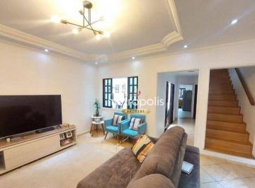 Sala · Sobrado com 3 dormitórios à venda, 180 m² por R$ 718.910,01 - Jardim Pedroso - Mauá/SP