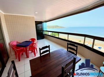 Apartamento · 127m² · 4 Quartos · 2 Vagas · Apartamento 4 quartos de locação temporada de Frente para o Mar na Praia do Morro