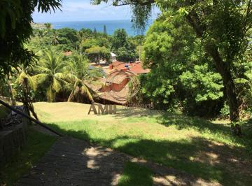 Foto 02 · Terreno com vista para o mar, Com escritura definitiva, Praia do Curral,  600m², Ilha Bela