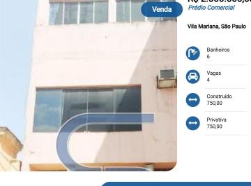 Comercial , São Paulo · Prédio Monousuário - 4 vgs - Metro Vila Mariana - São Paulo SP