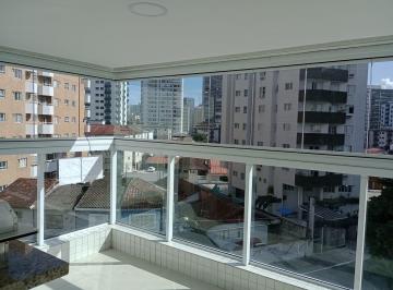 Apartamento de 1 quarto, Praia Grande · APARTAMENTO DE 01 QUARTO SUÍTE NA GUILHERMINA, SACADA GOURMET, 01 VAGA!