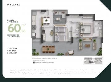 Apartamento de 2 quartos, Curitiba · Garden de 2 quartos no Boa Vista