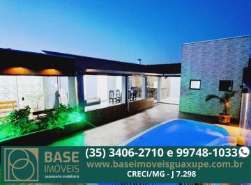 Casa de 2 quartos, Guaxupé · Área de lazer espetacular no Residencial Planalto em Guaxupé/MG