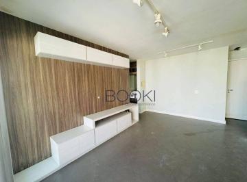 Sala de estar · Apartamento com 1 dormitório à venda, 53 m² por R$ 870.000,00 - Brooklin Novo - São Paulo/SP
