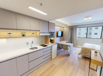 Apartamento de 1 quarto, Curitiba · Apartamento Studio Mobiliado com Período Flexível no Batel