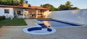 Foto-0 · Barra de Jacuípe, Cond Planeta Água, casa térrea, 2q, sendo 1 suíte, com uma linda piscina e espaço