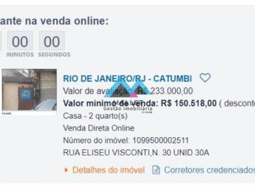 Foto 01 · Casa de 2 quartos, com 60 m² de área privativa e 154,90 m² de área do terreno, à venda em Catumbi.